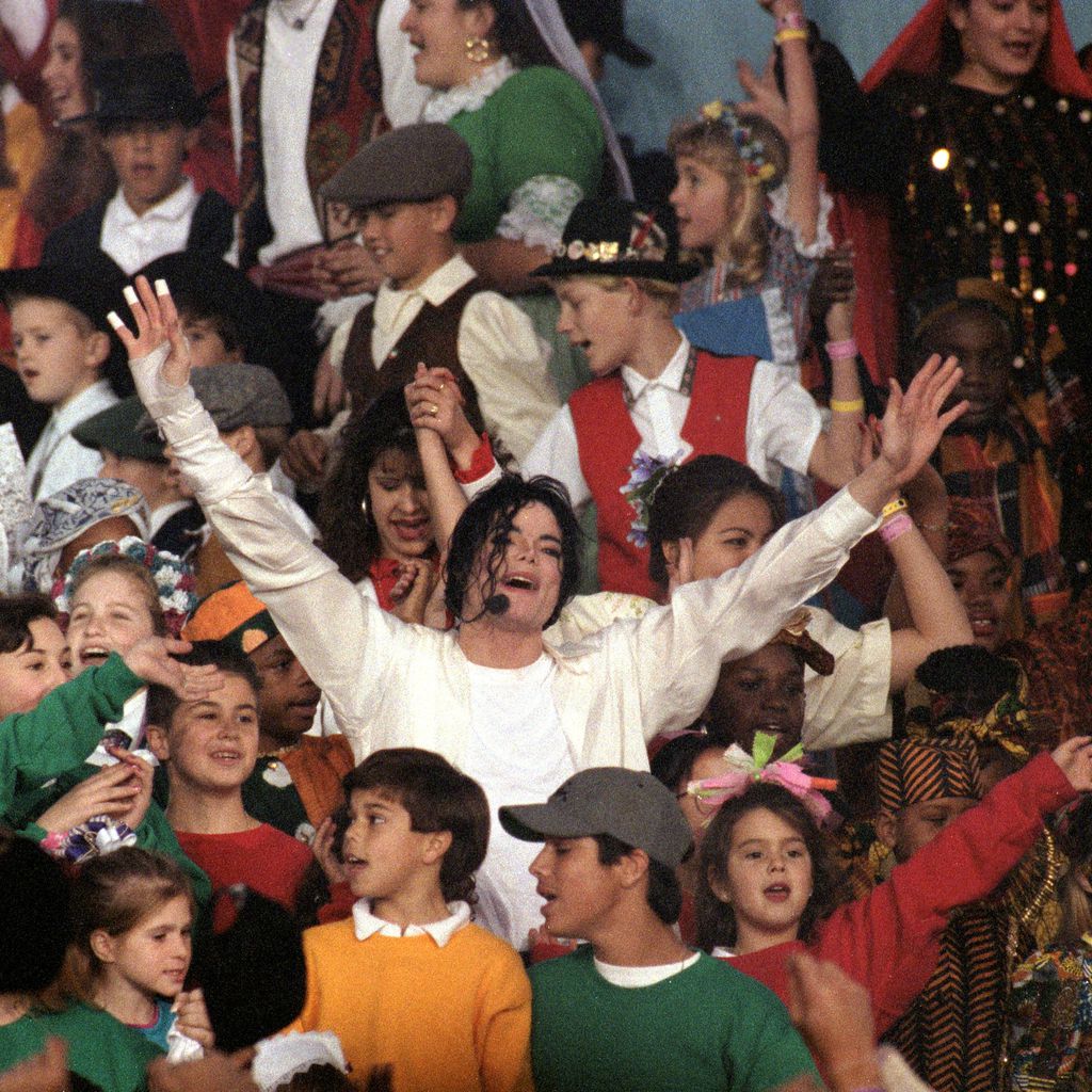 Michael Jackson beim Super Bowl 1993