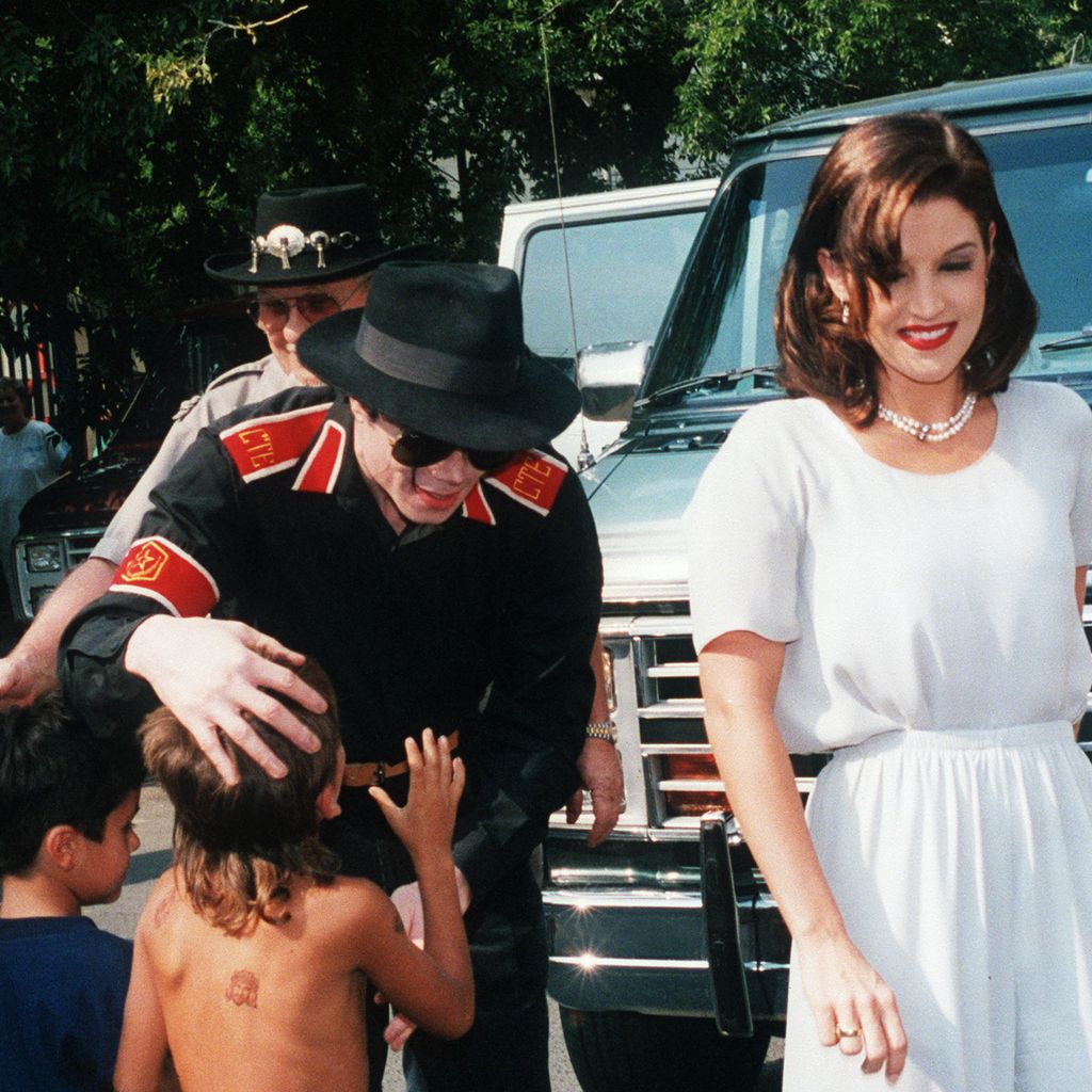 Michael Jackson und Lisa Maire Presley in Budapest 1994