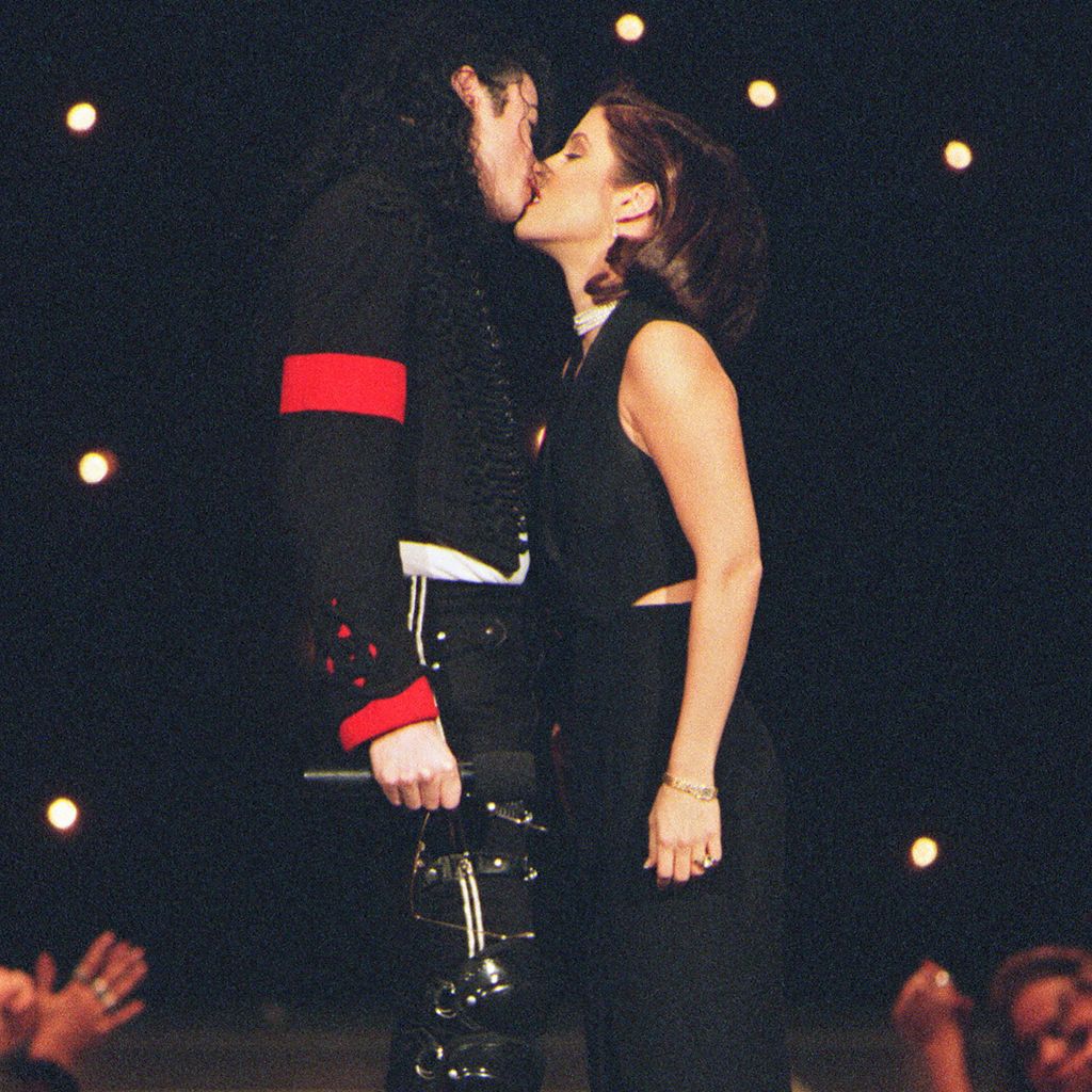Michael Jackson und seine damalige Frau Lisa Marie Presley, 1994