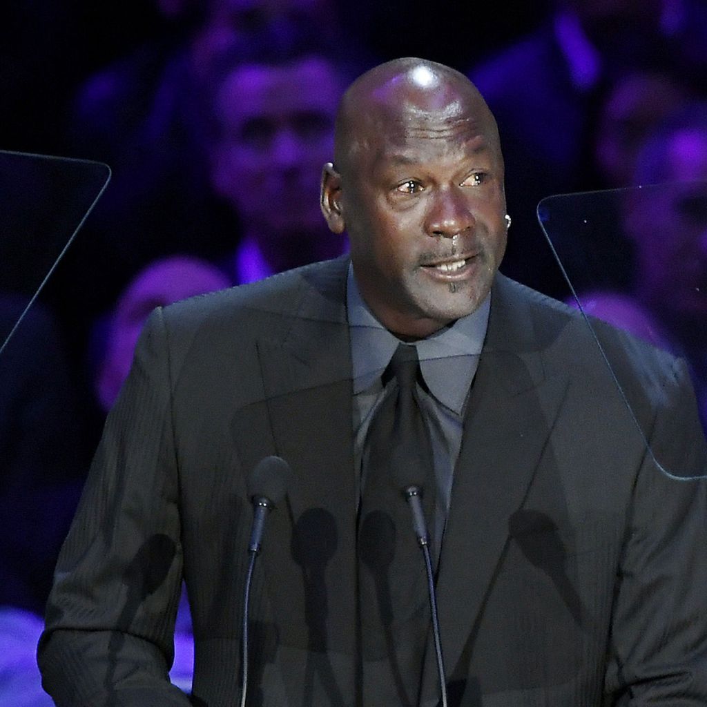 Michael Jordan bei der Trauerfeier für Kobe Bryant