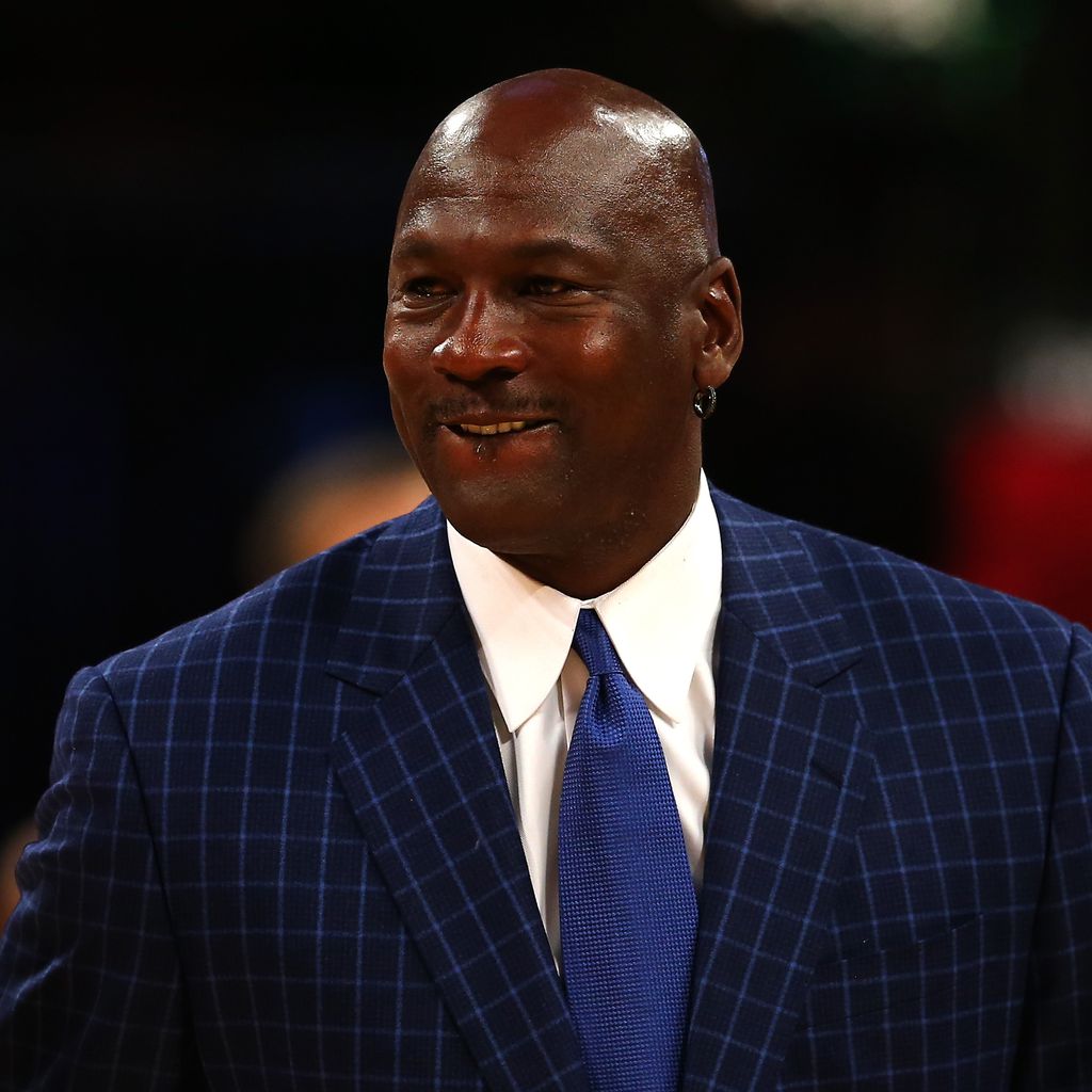 Michael Jordan bei einem NBA-Spiel in Toronto im Februar 2016
