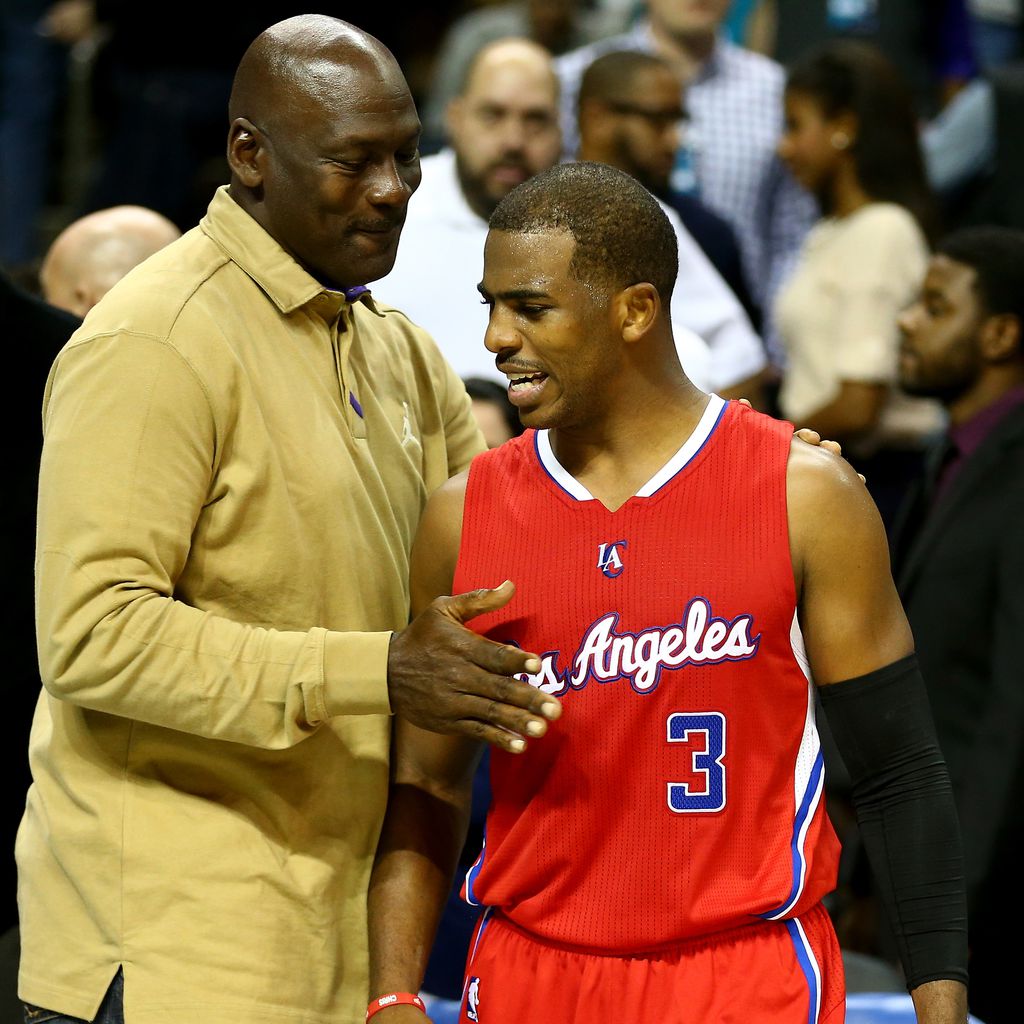 Michael Jordan und Chris Paul der "Los Angeles Clippers"