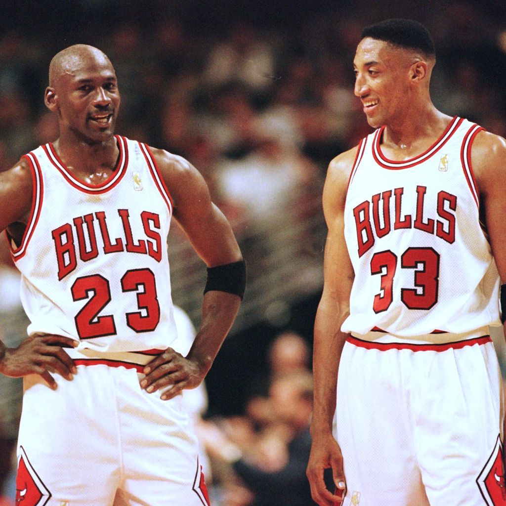 Michael Jordan und Scottie Pippen, 1997