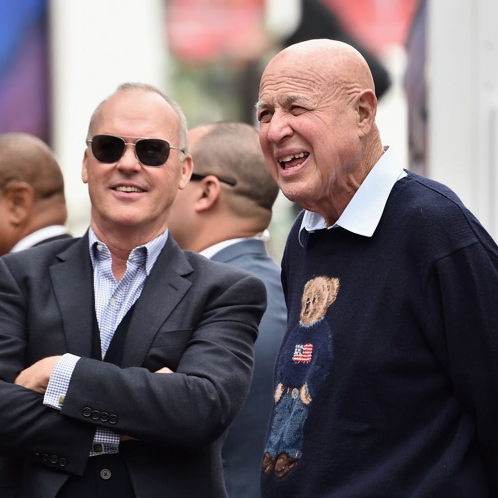 Schauspieler Michael Keaton und Agent Paul Bloch