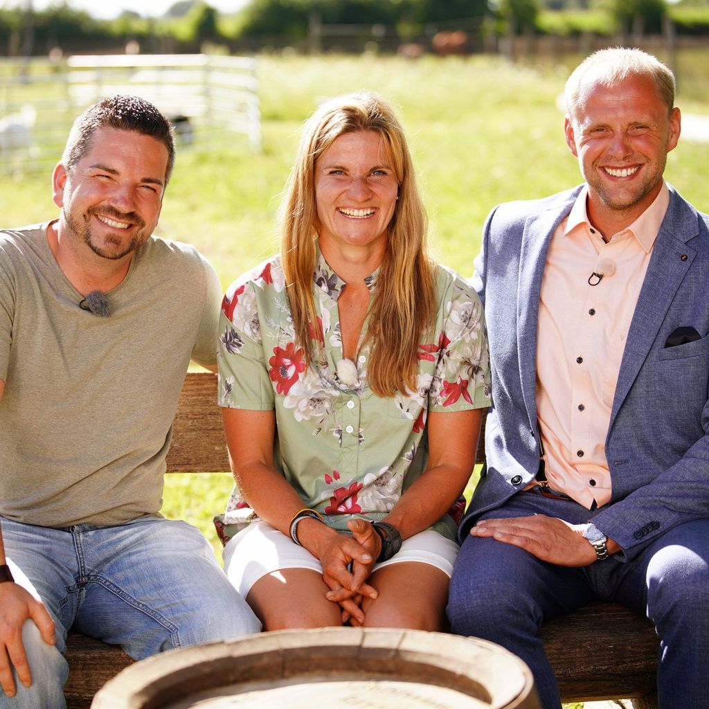 Sascha, Loretta und Michael bei "Bauer sucht Frau"