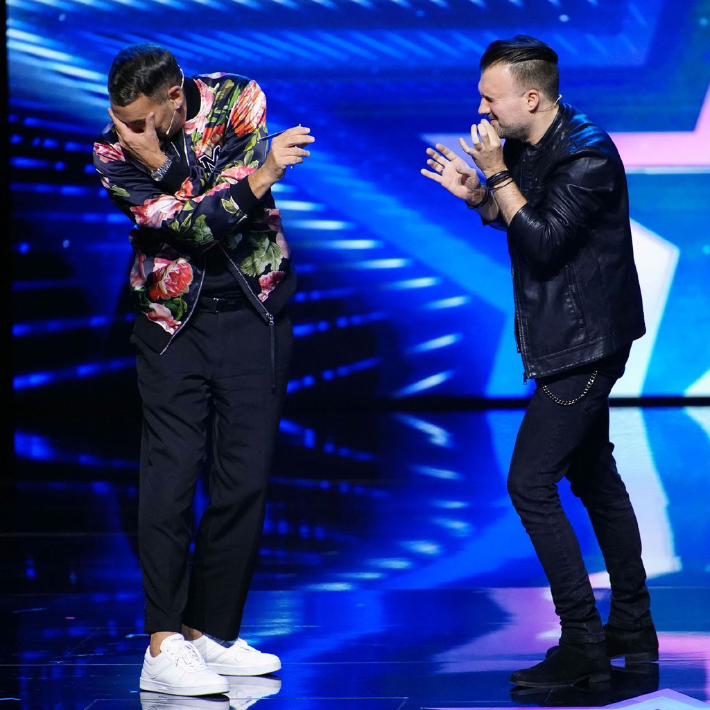 Michael Michalsky und "Supertalent"-Kandidat Christopher Köhler