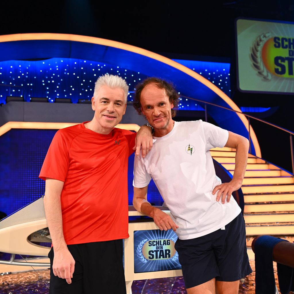 Michael Mittermaier und Olaf Schubert bei "Schlag den Star", Oktober 2023