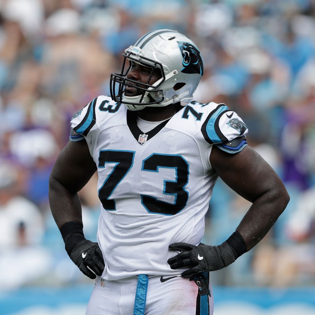 Michael Oher, Offensive Tackle bei den Carolina Panthers