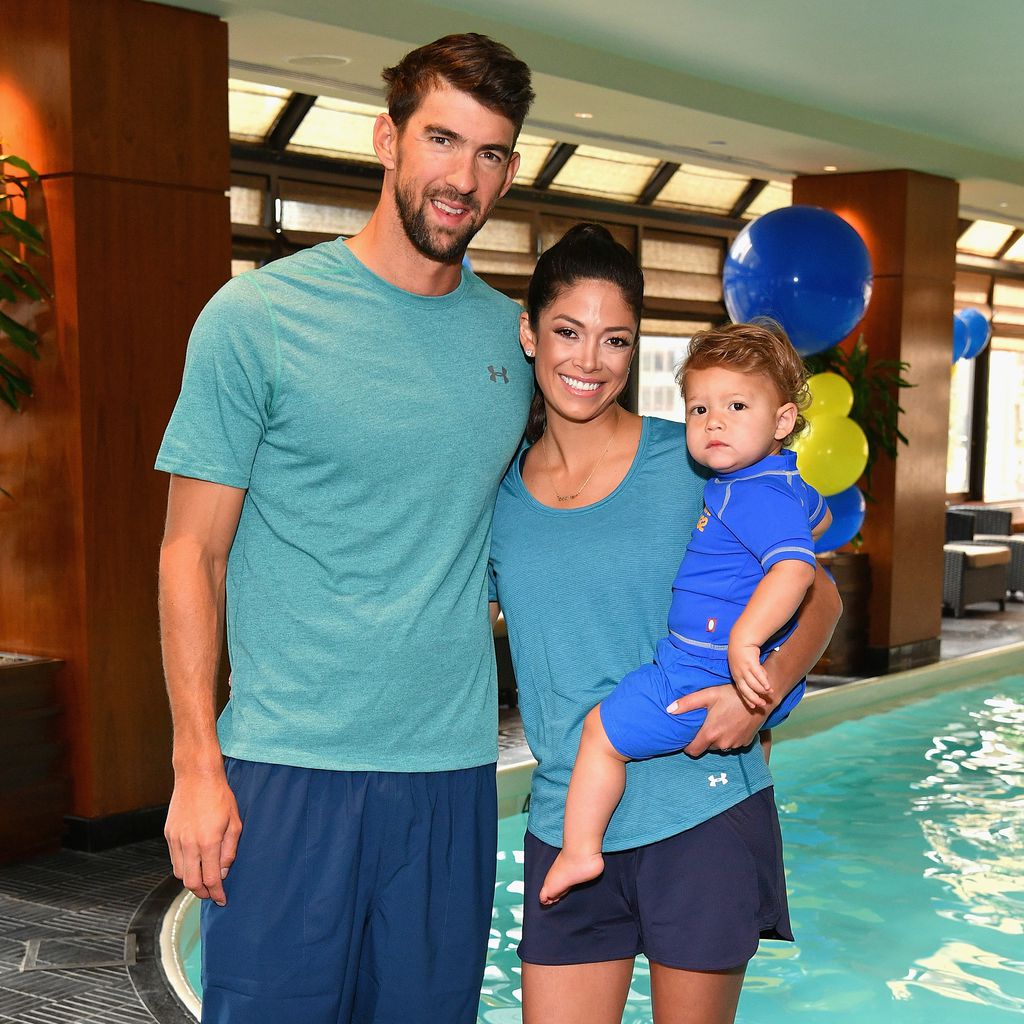 Michael Phelps, Nicole Johnson und Boomer Phelps