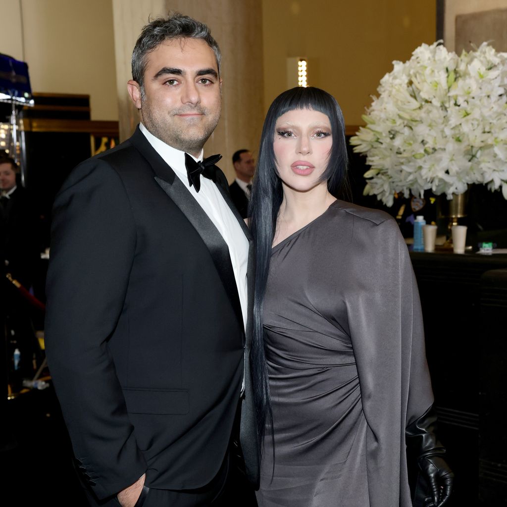 Michael Polansky und Lady Gaga bei der "Saturday Night Live"-Jubiläumsshow im Februar 2025