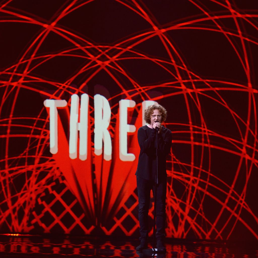 Michael Schulte bei seinem ESC-Auftritt in Lissabon