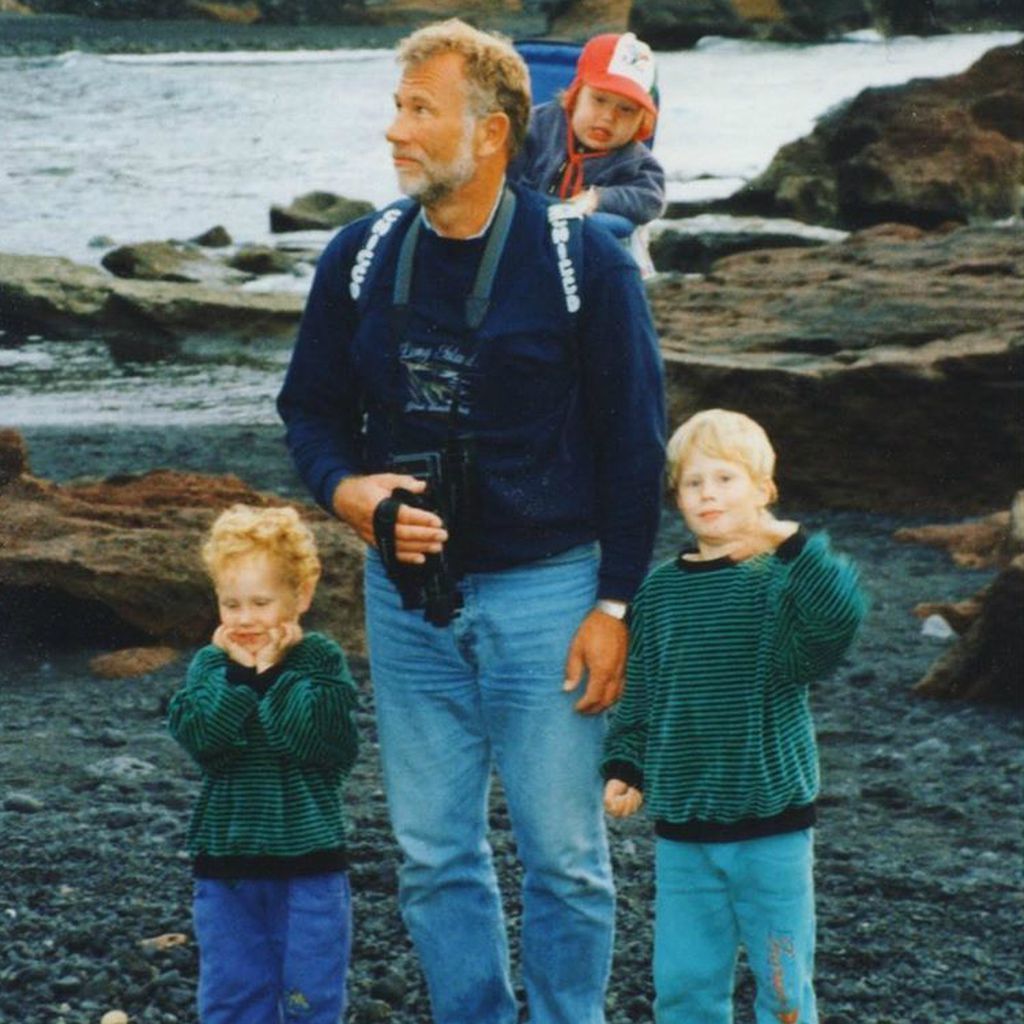 Michael Schulte mit seiner Familie