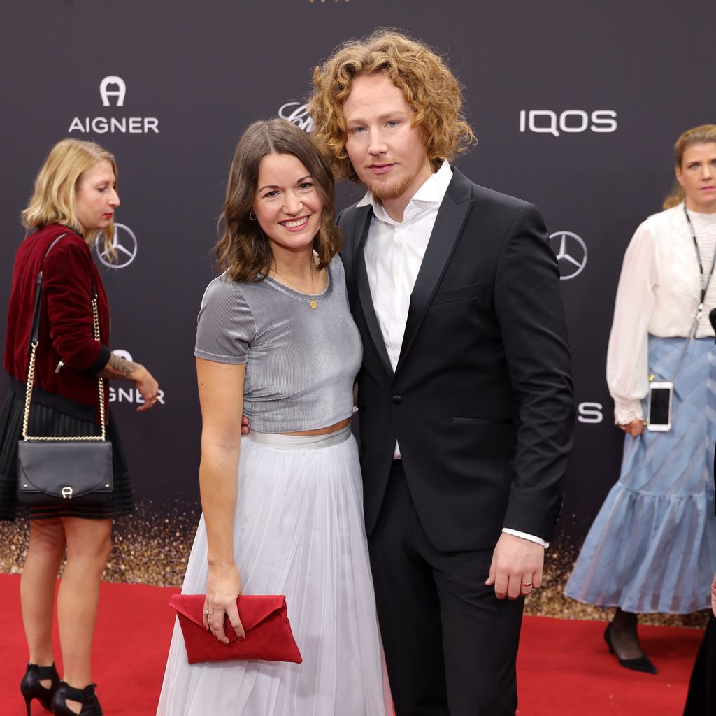 Michael Schulte mit seiner Frau, 2021