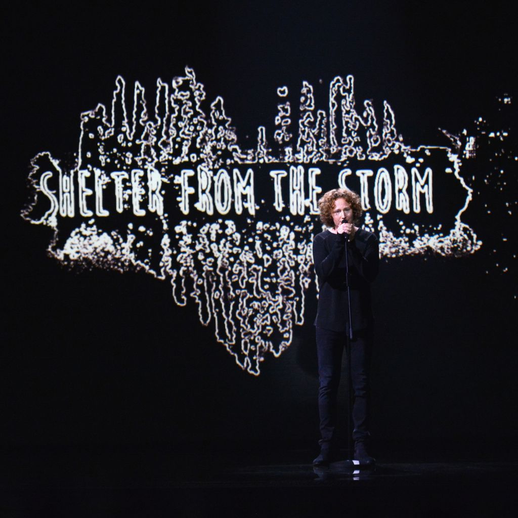 Michael Schulte beim Eurovision Song Contest 2018 in Portugal