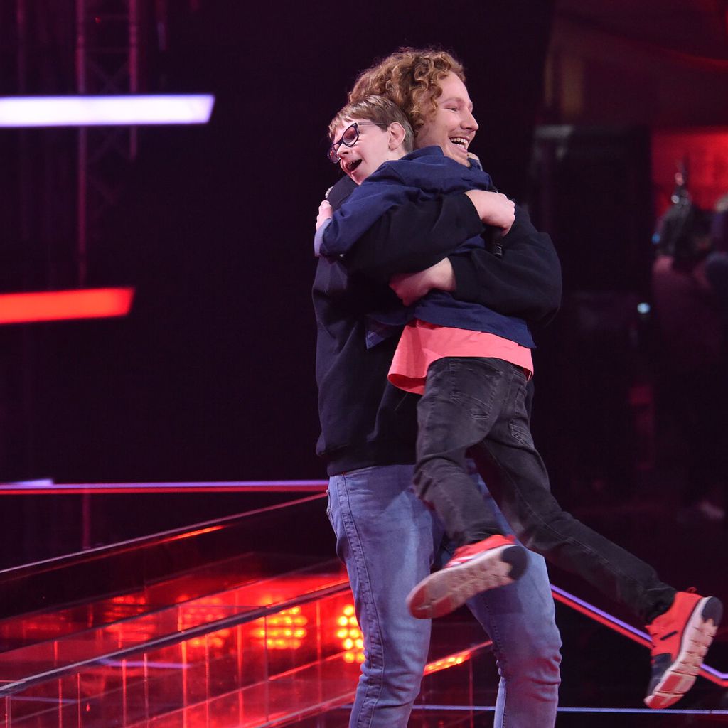 Michael Schulte und Mats bei "The Voice Kids"
