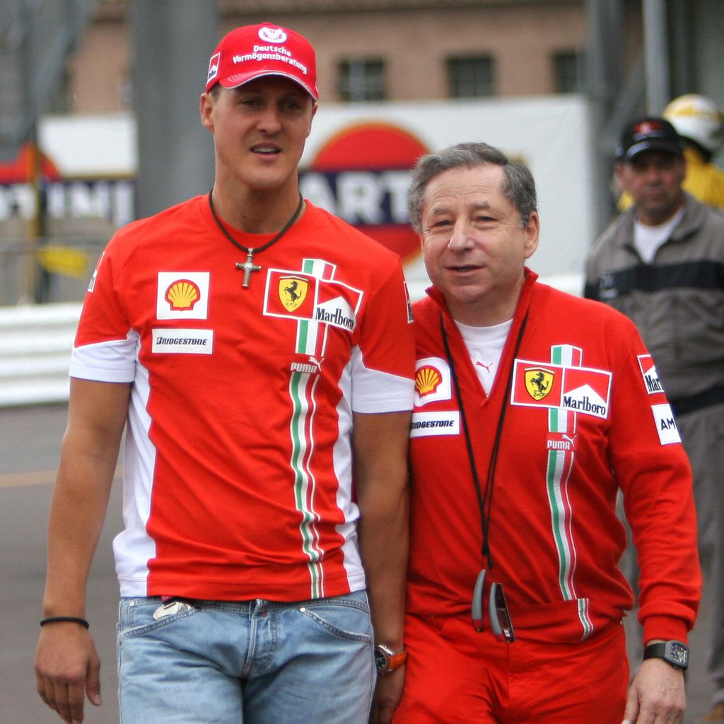 Michael Schumacher mit dem ehemaligen Ferrari-Teamchef Jean Todt 2007