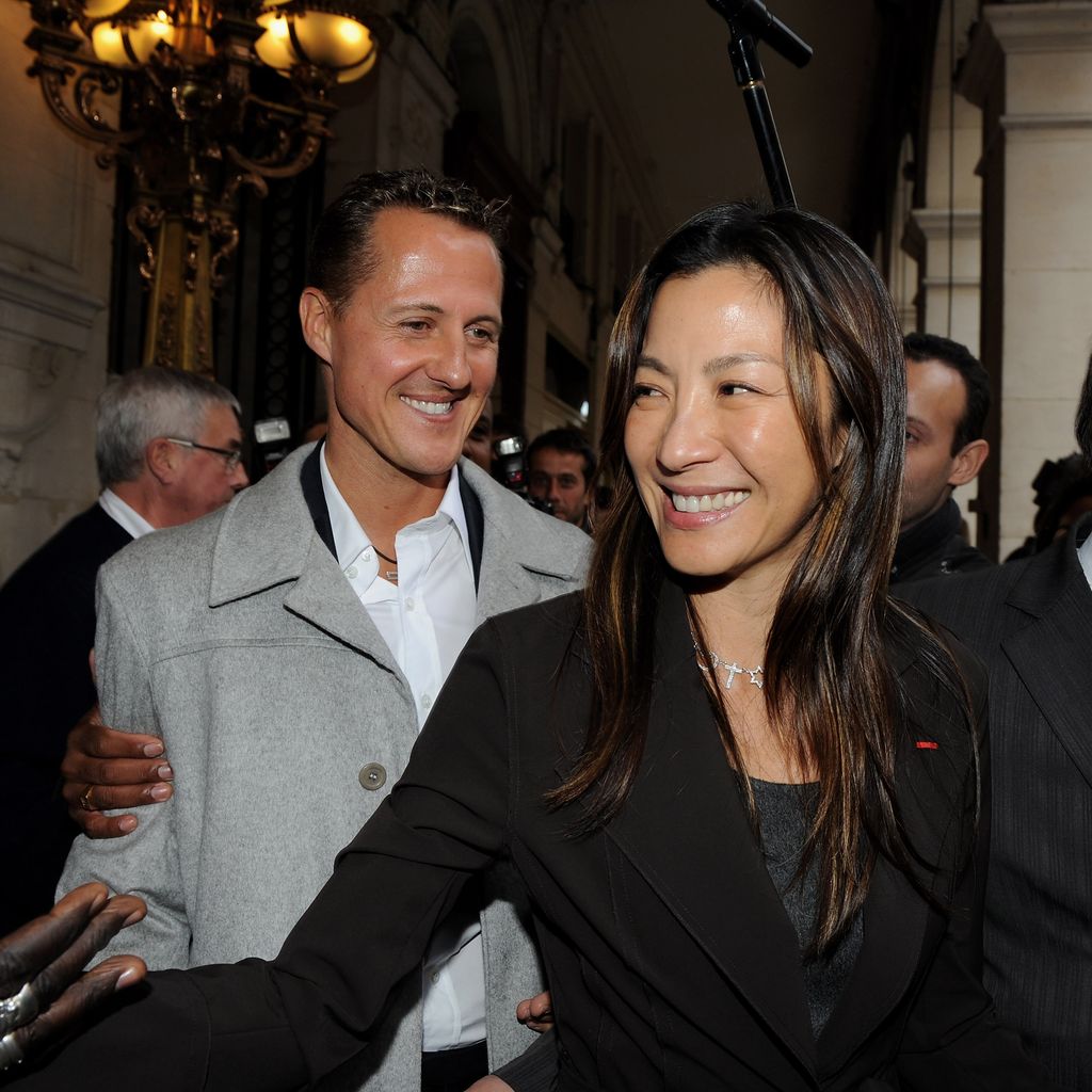 Michael Schumacher und Michelle Yeoh in Paris 2009