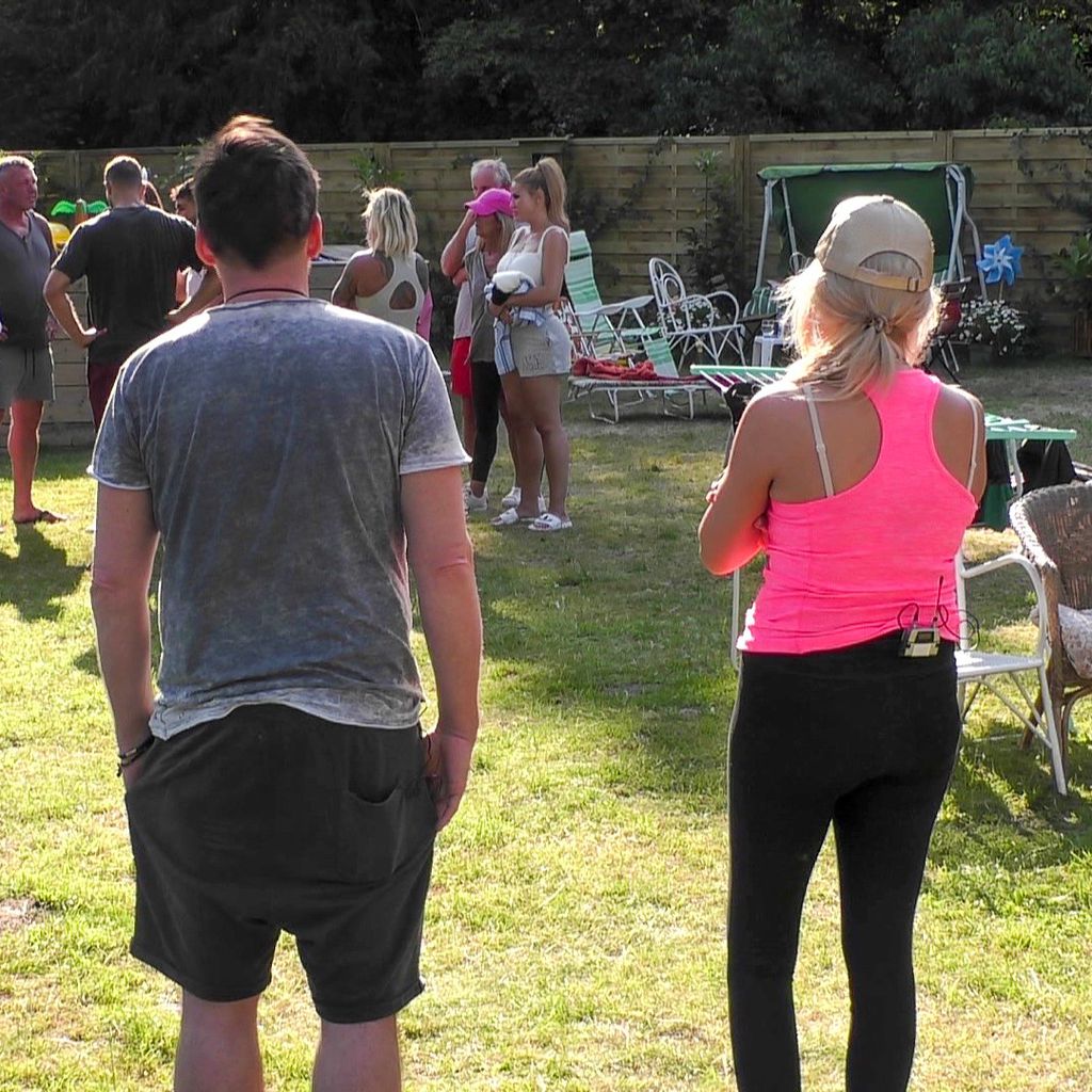 Michael und Diana abseits der Sommerhaus-Gruppe