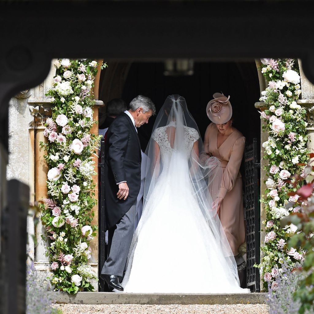 Michael und Pippa Middleton mit Herzogin Kate