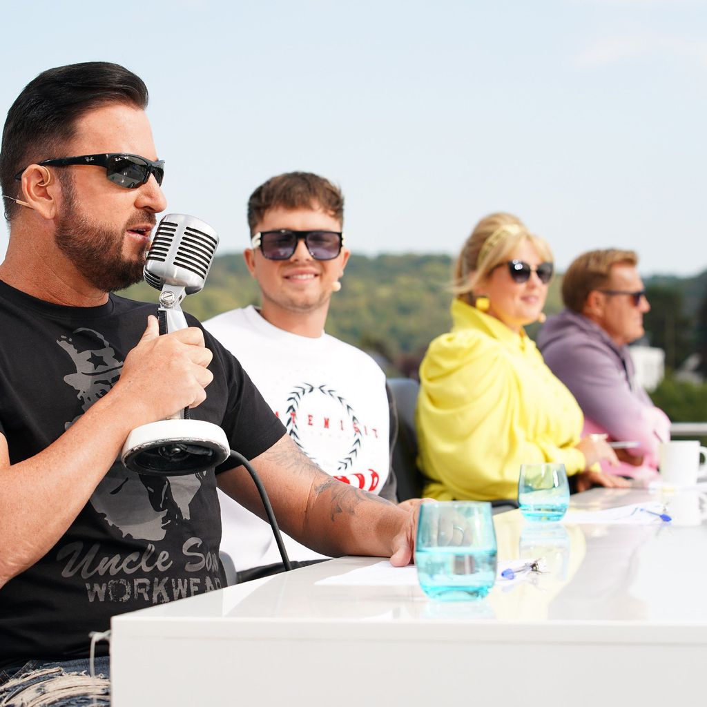 Michael Wendler, Mike Singer, Maite Kelly und Dieter Bohlen bei DSDS 2021