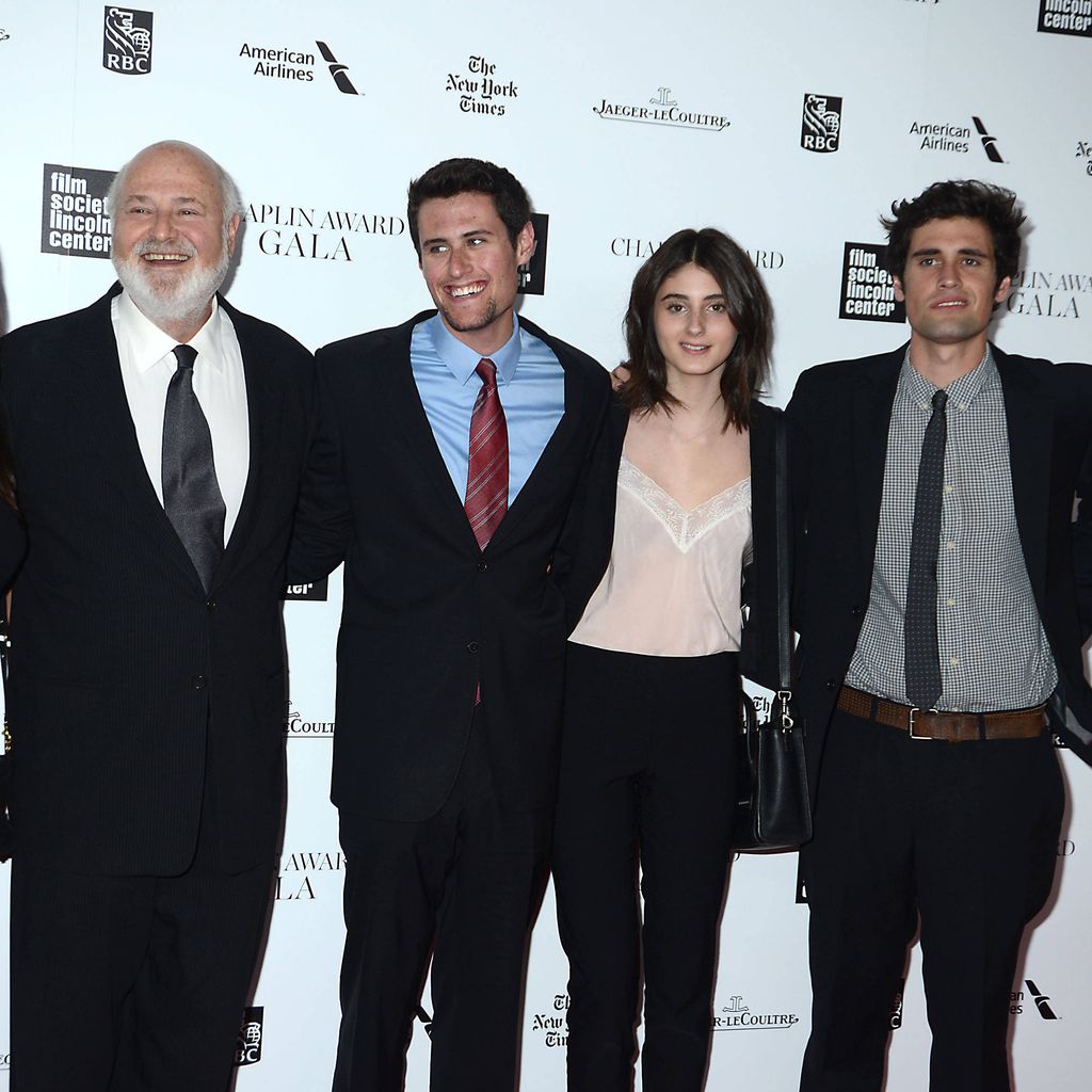 Michele Reiner und Rob Reiner mit ihren Kindern Jake, Romy und Nick