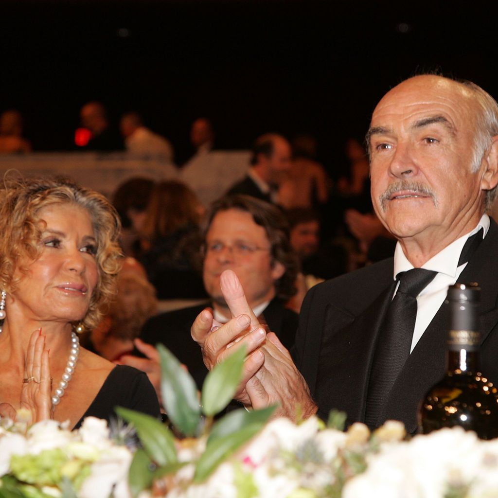 Micheline Roquebrune und Sean Connery im Juni 2006