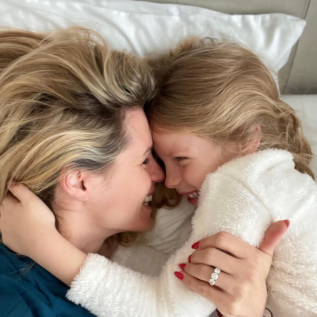 Michelle Hunziker und ihre Tochter Celeste
