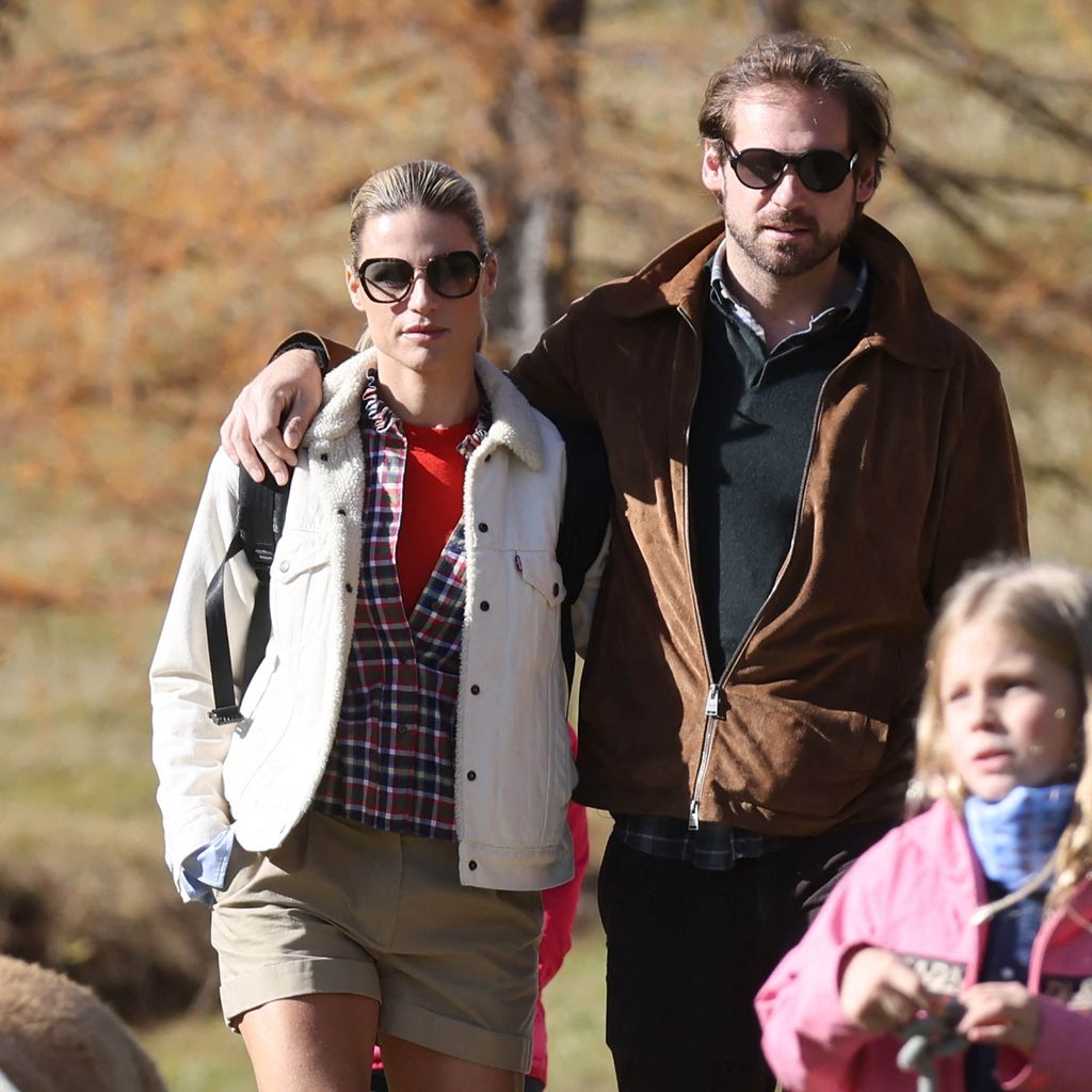 Michelle Hunziker auf einem Familienausflug mit Tomaso Trussardi