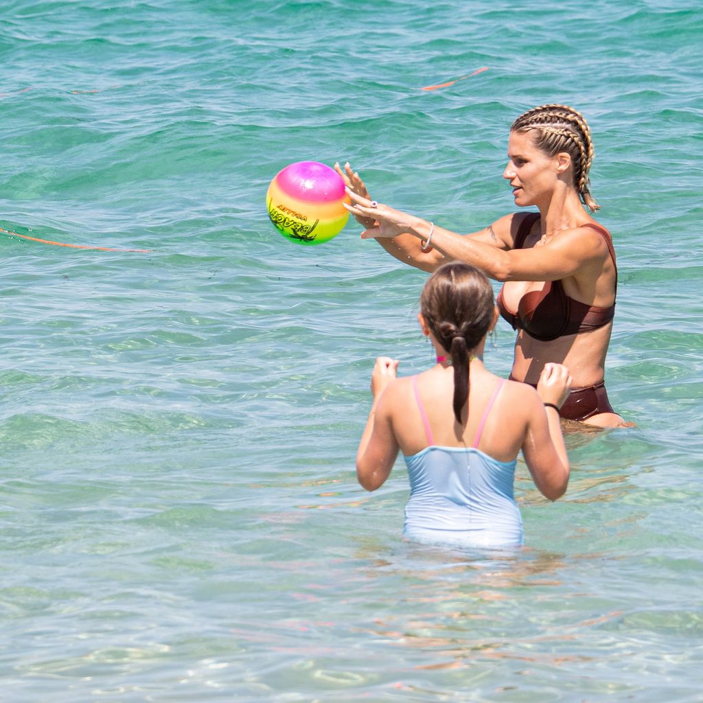 Michelle Hunziker mit ihren Töchtern Sole und Celeste