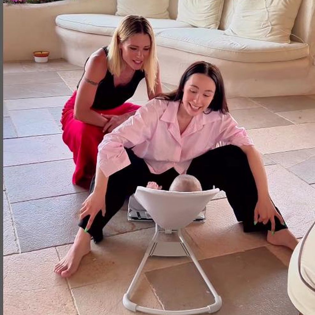 Michelle Hunziker und Aurora Ramazzotti im August 2023