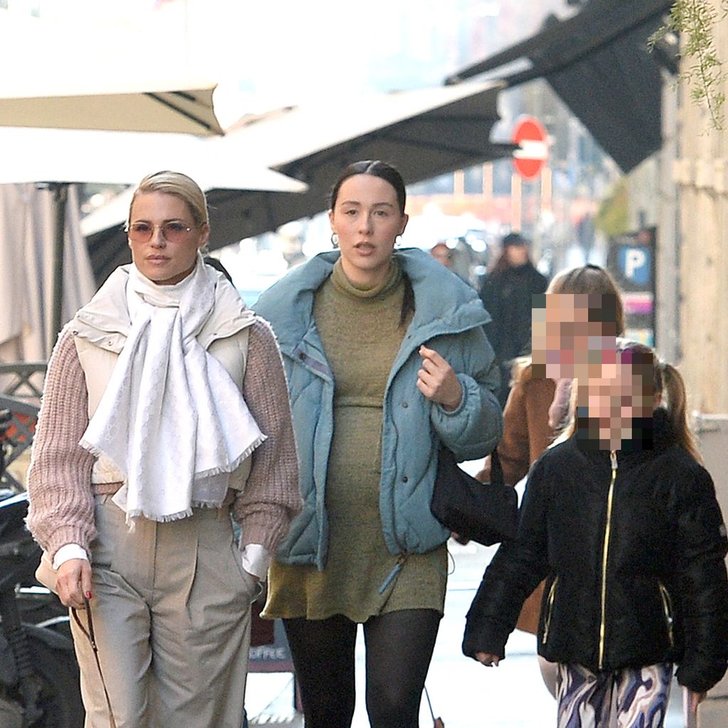 Michelle Hunziker und Aurora Ramazzotti mit Celeste und Sole Trussardi