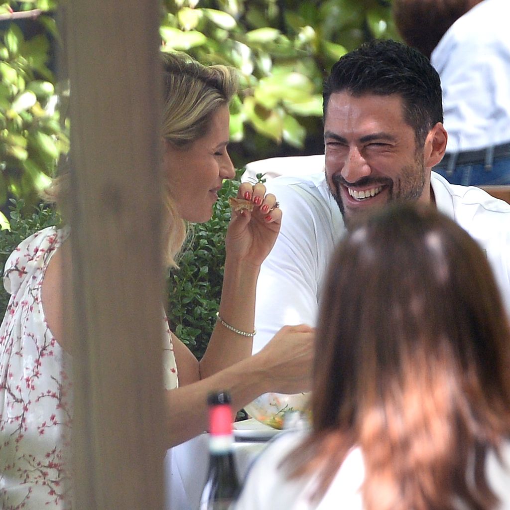 Michelle Hunziker und Giovanni Angiolini in Italien