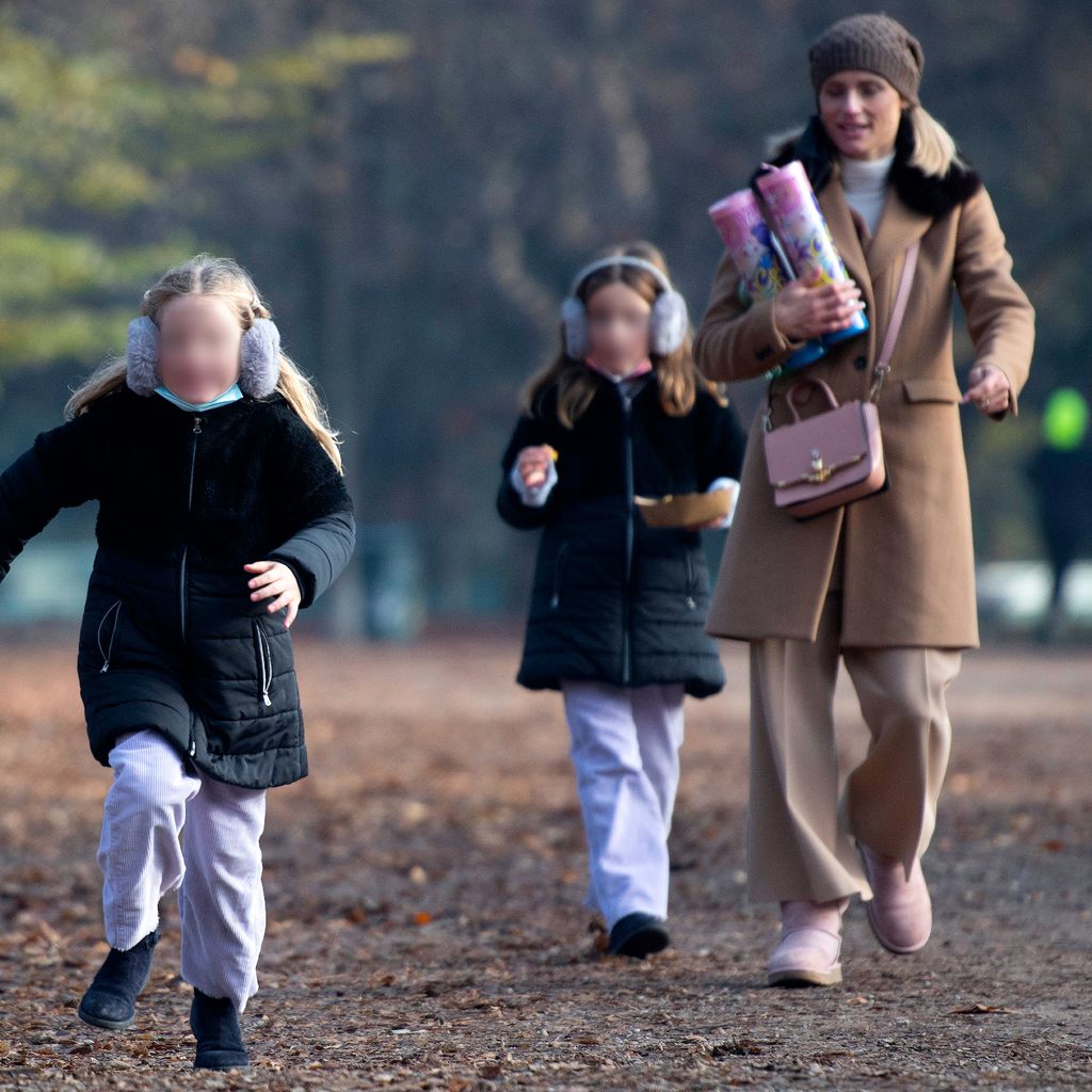 Michelle Hunziker und ihre Töchter, Dezember 2021