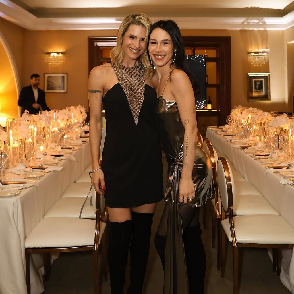 Michelle Hunziker und Tochter Aurora an Michelles 48. Geburtstag