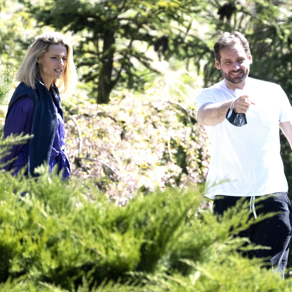 Michelle Hunziker und Tomasso Trussardi im Urlaub in den Dolomiten