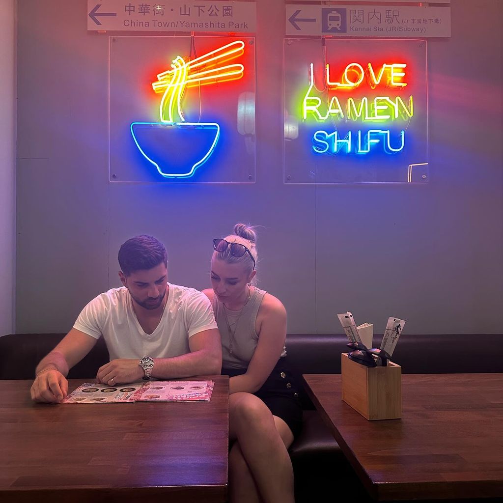 Michelle Kaminsky mit ihrem Freund Lukas