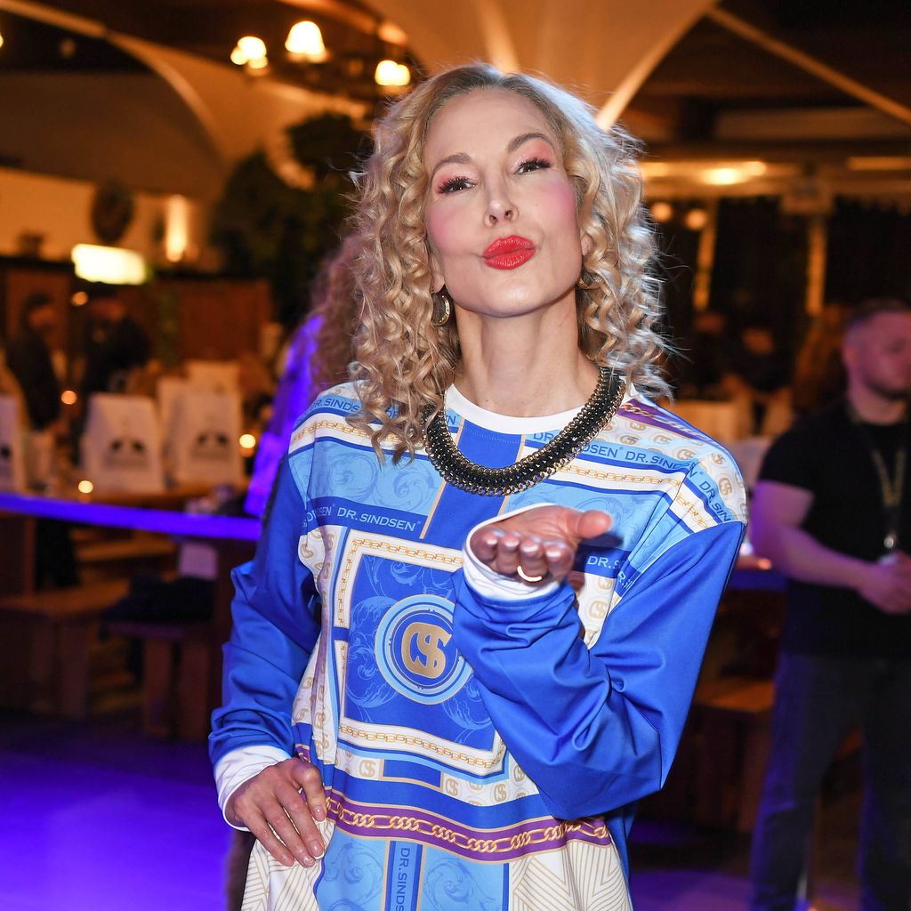 Michelle Monballijn bei der ERIC SINDERMANN IKONE FASHION SHOW im Hofbräu Wirtshaus Berlin