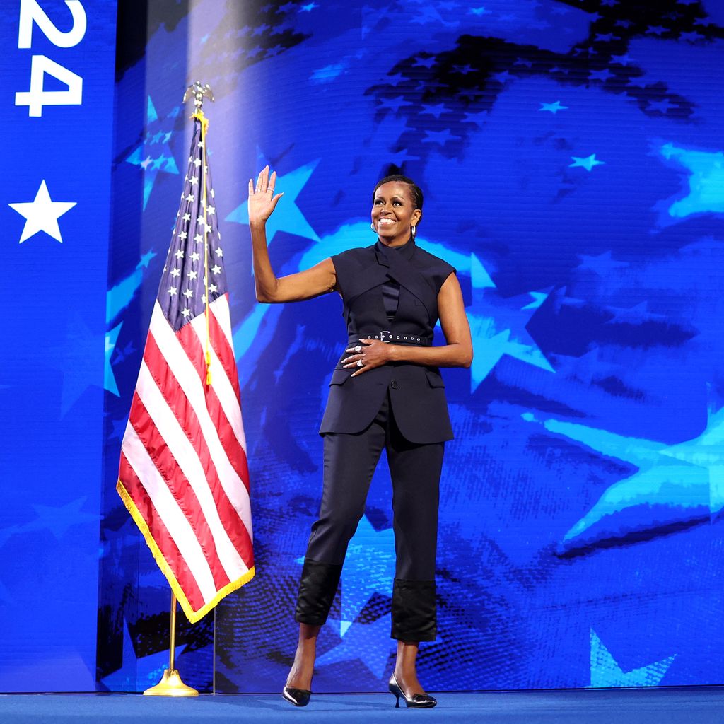 Michelle Obama im August 2024 in Chicago
