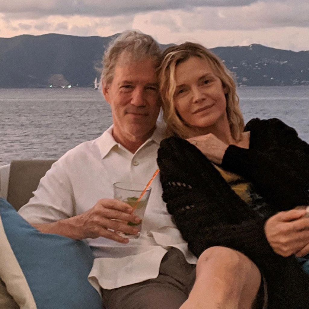 Michelle Pfeiffer und ihr Mann David E. Kelley, Februar 2020