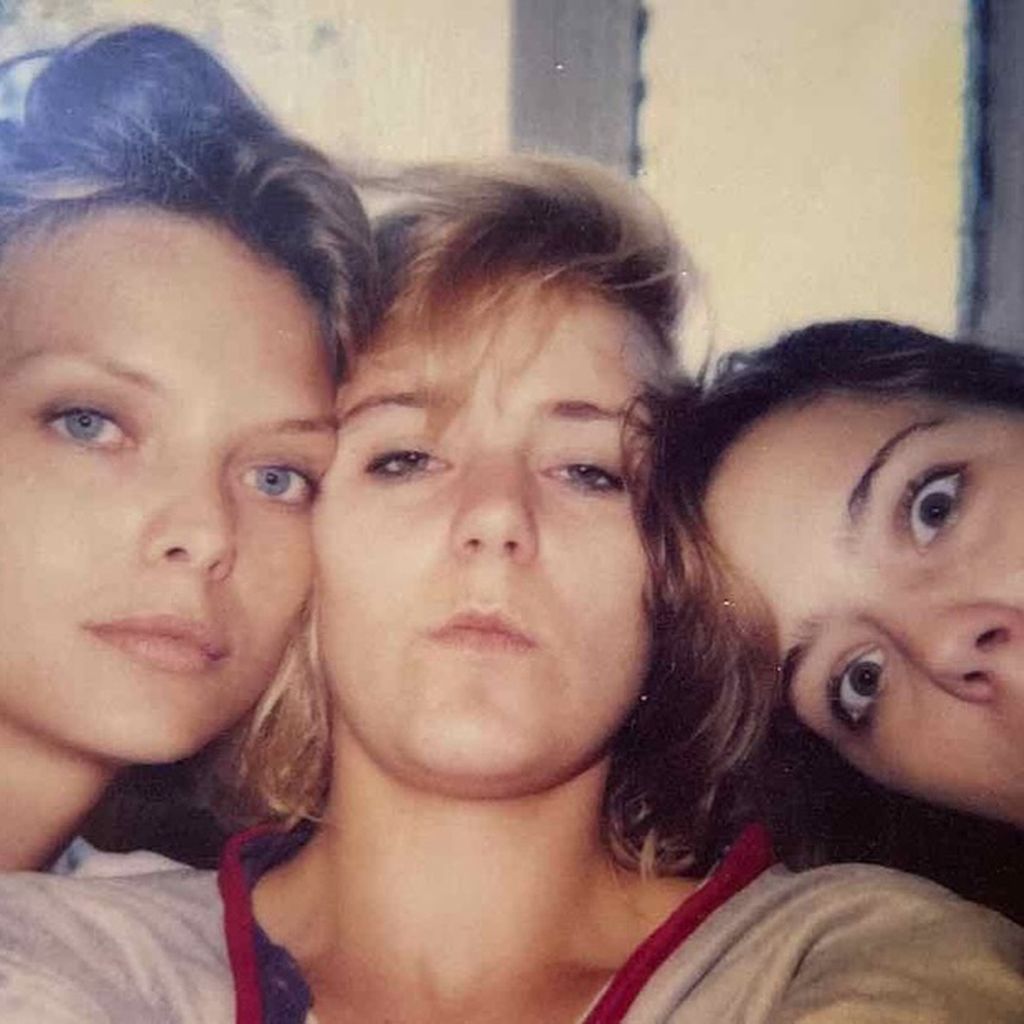 Michelle Pfeiffer und ihre Schwestern Deedee und Lori als Teenager