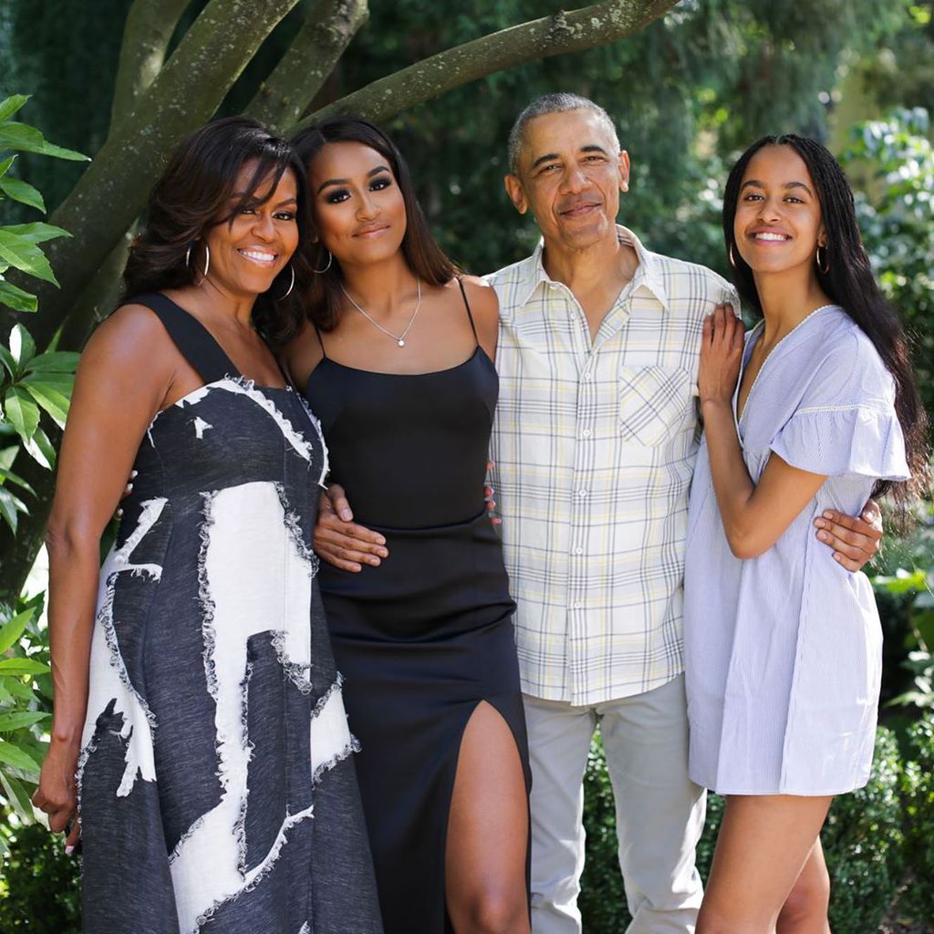 Michelle, Sasha, Barack und Malia Obama