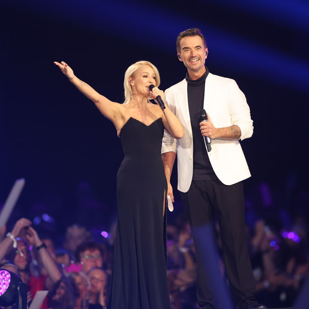 Michelle und Florian Silbereisen beim "Schlagerboom" im Oktober 2023