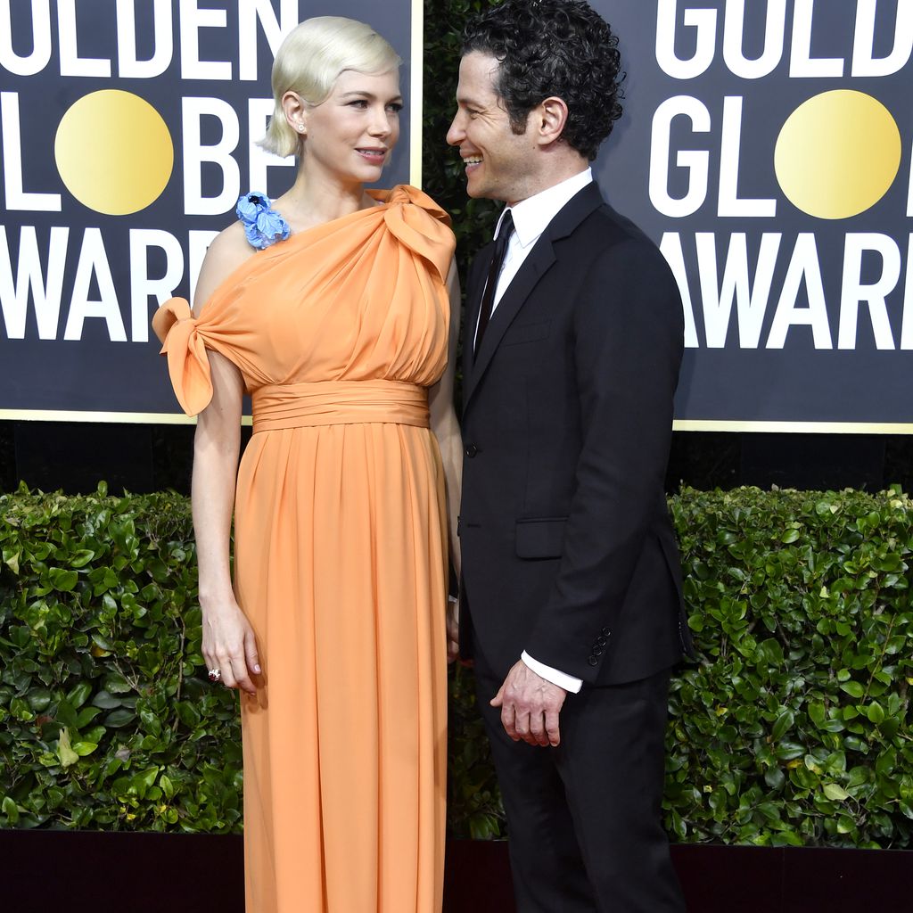 Michelle Williams mit Thomas Kail bei den Golden Globes 2020