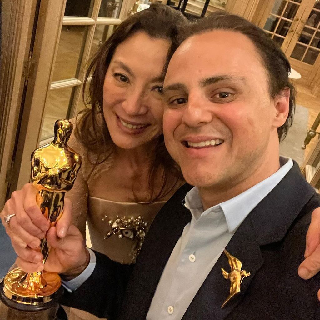 Michelle Yeoh und Felipe Massa, Juli 2023
