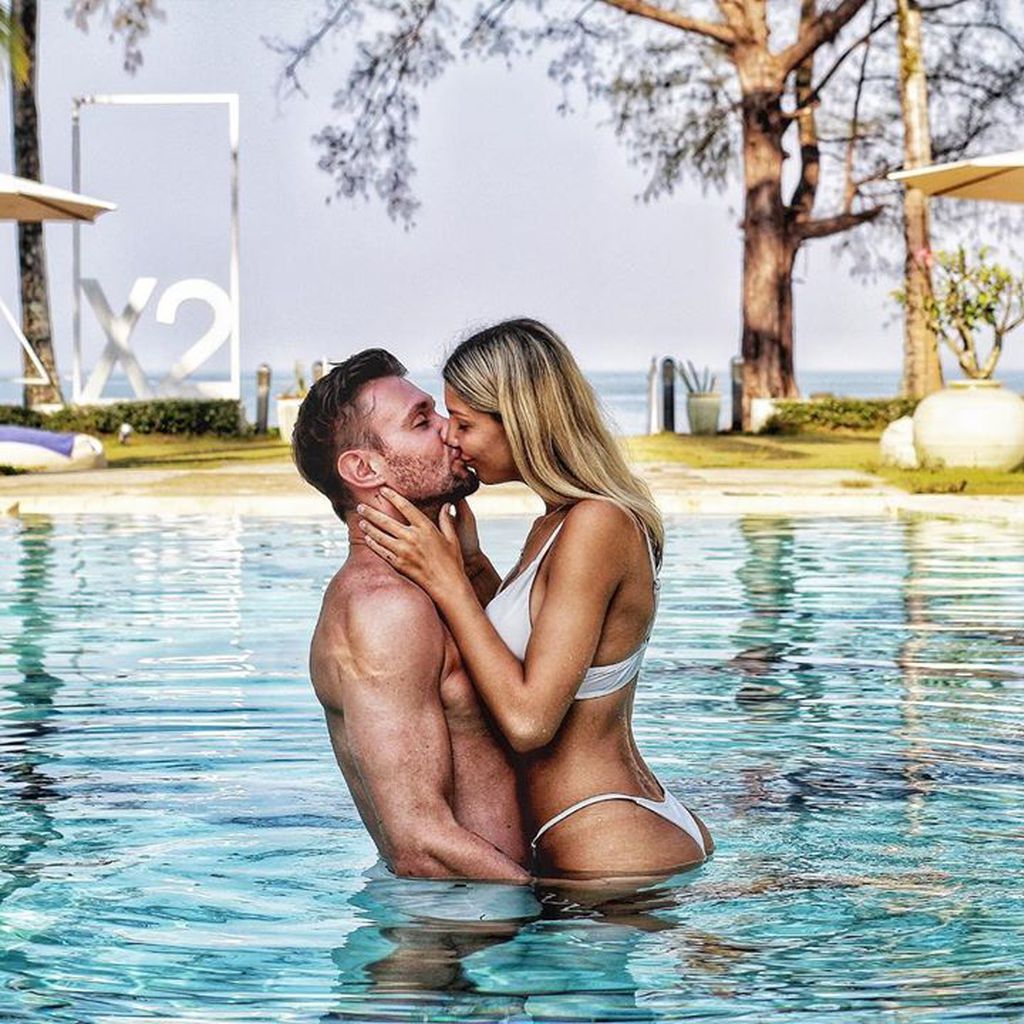 Michi Bauer mit Freundin Stephanie