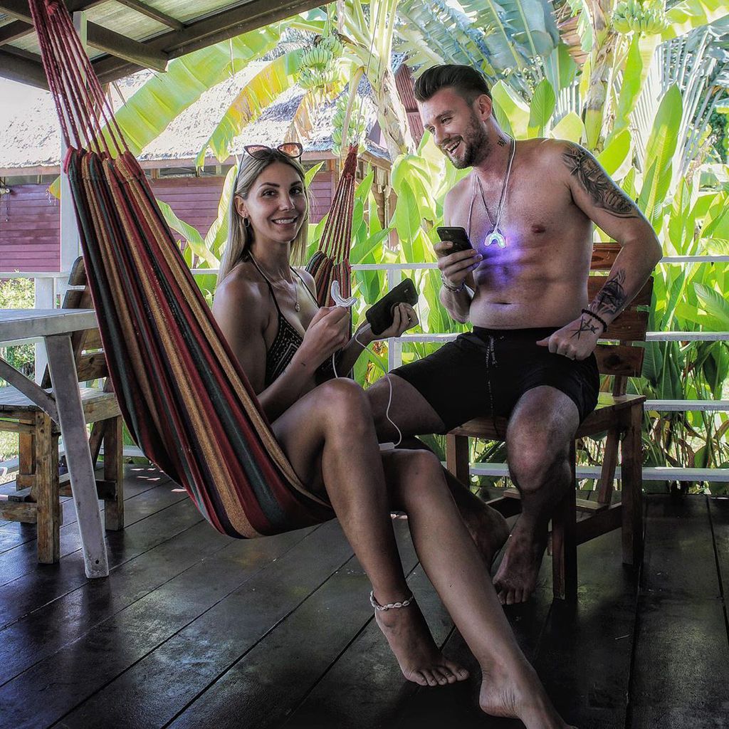 Michi Bauer und Freundin Stephie, 2020 in Thailand