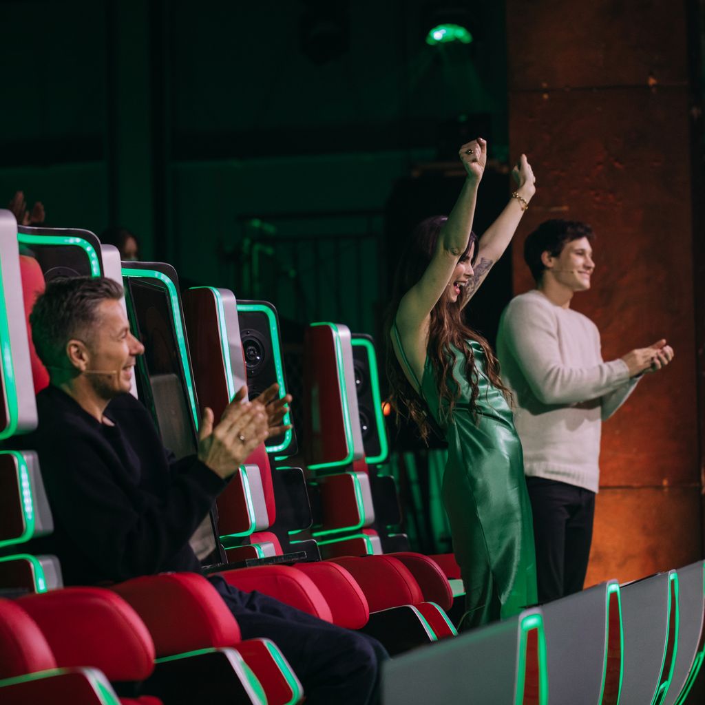 Michi Beck, Lena Meyer-Landrut und Wincent Weiss bei "The Voice Kids"