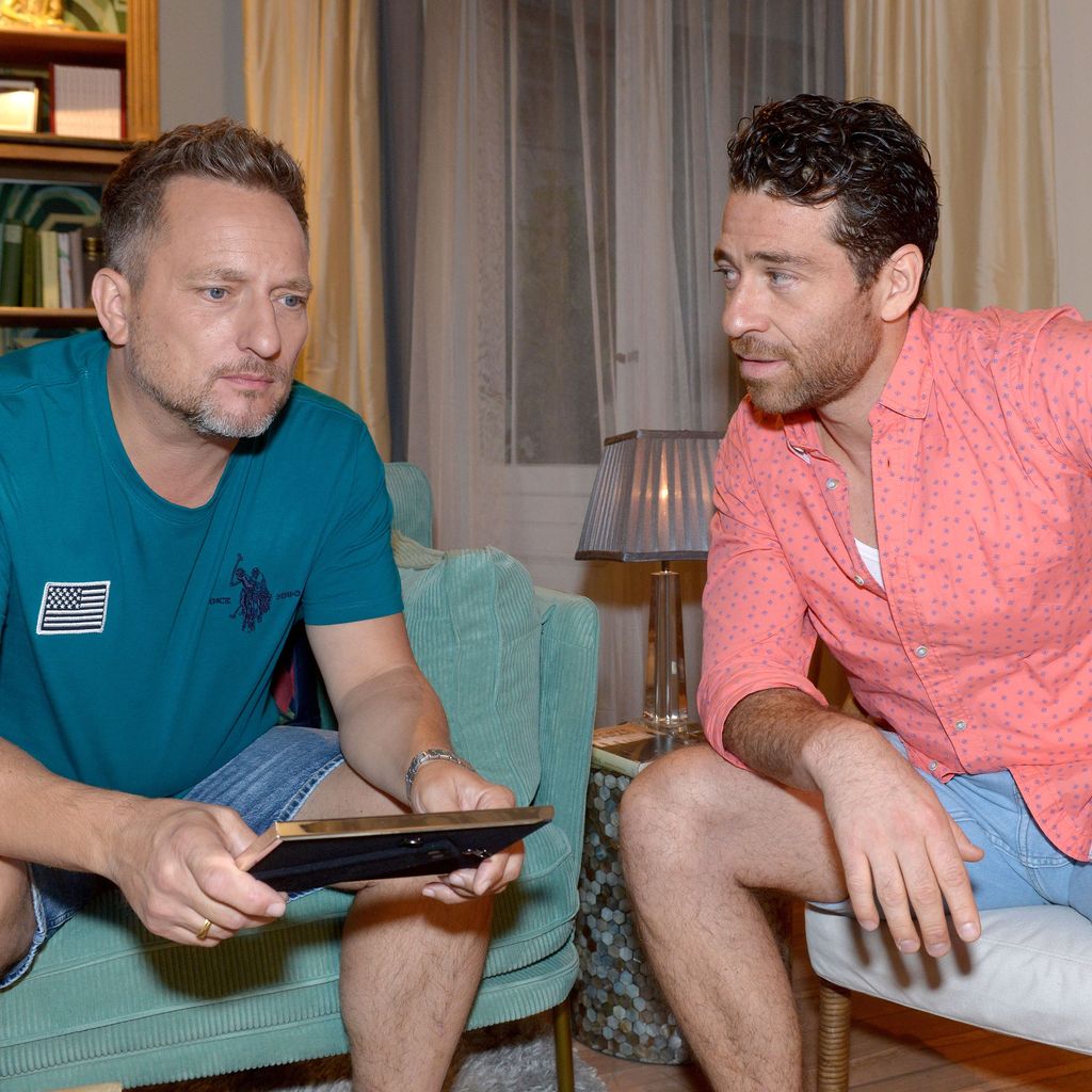 Michi (Lars Pape) und Carlos (Patrick Fernandez) bei GZSZ