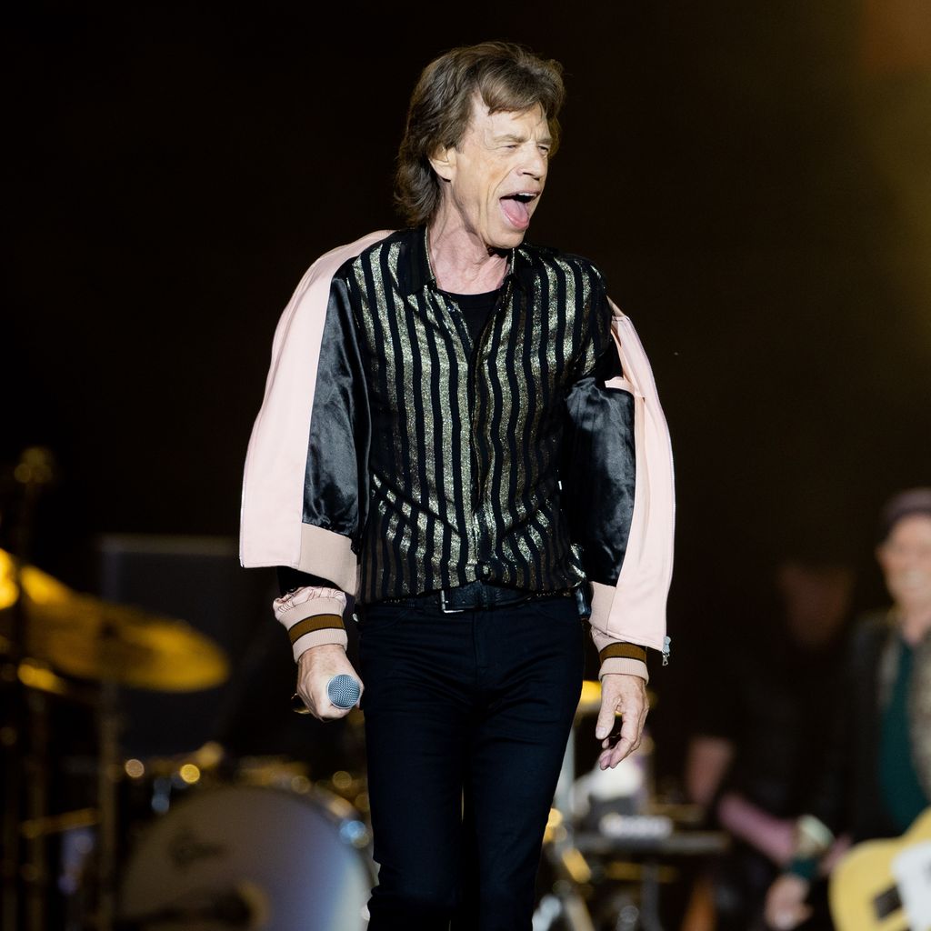 Mick Jagger bei einem Konzert, 2021