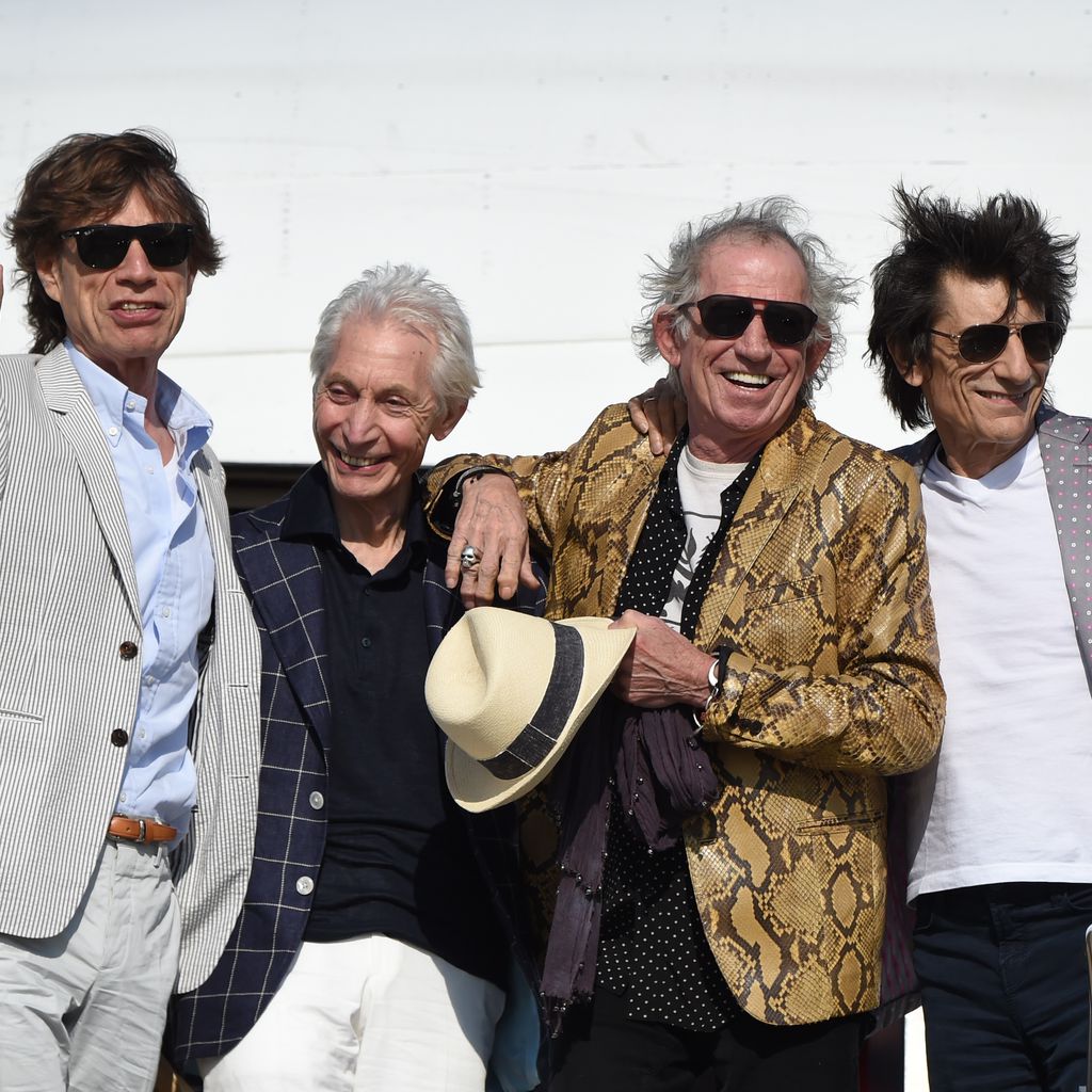 Mick Jagger, Charlie Watts, Keith Richards und Ron Wood im Februar 2016